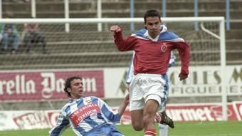 El Llíria jugant a Vilatenim contra el Figueres (96/97). EL 9