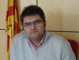 Jordi Arnall, al despatx del nou ajuntament.  M.V