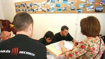 Les votacions a Cadaqués FOTO: M.LLADÓ