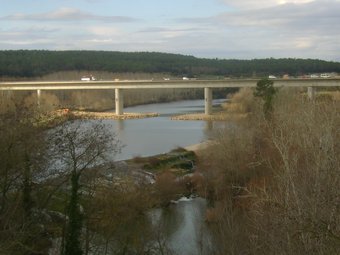 Una imatge parcial del viaducte, un cop ja finalitzat.