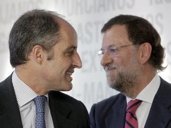 Camps i Rajoy junts en una imatge d'arxiu. EFE