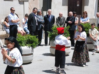 Danses tradicionals catalanes, dissabte, a l'Aleixar. EL PUNT