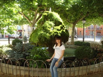 Serra, fotografiada a la font del Firal.  EL PUNT