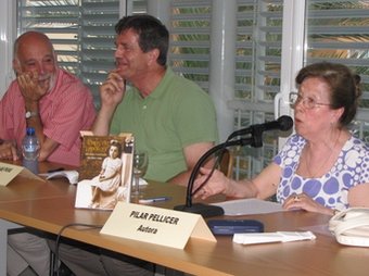 Salomó Marquès, Estanis Puig i Pilar Pellicer, dissabte.