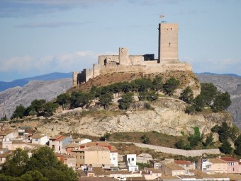 Imatge del Castell de Biar que presideix el municipi i el terme. B. SILVESTRE