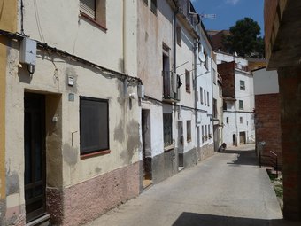 Imatge d'un carrer del Vilet de Sant Quintí de Mediona.  A.M