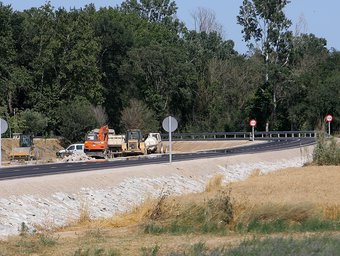 La nova variant de la carretera entre Torroella de Fluvià i Sant Pere Pescador.  MANEL LLADÓ