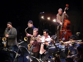 Charlie Haden en una actuació que mai no s'ha produït a l'Auditori. ARXIU