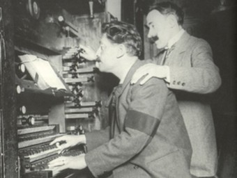 Déodat de Séverac i el pianista Ricard Viñes en una fotografia d'arxiu ARXIU
