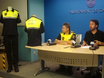 Presentació dels nous uniformes de la policia local de Gandia. ARXIU