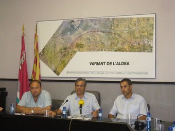 L'alcalde de l'Aldea va fer l'anunci ahir. L.M