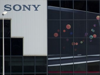 Exterior de les instal·lacions de producció de televisors de pantalla plana de Sony a Viladecavalls, al Vallès Oriental JOSEP LAGO / AFP