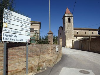 Imatge d'arxiu del nucli antic de Sant Pere Molanta. Al poble hi viuen unes 600 persones. JUANMA RAMOS