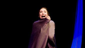 Núria Espert és Lucrecia, l’heroïna del poema dramàtic de William Shakespeare que ha dut a escena.  J. NAVAL