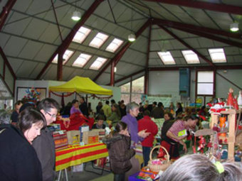 El mercat de Nadal de Sant Llorenç de Cerdans en una edició anterior. ORFEO