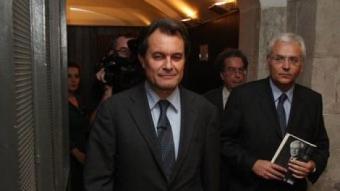 Artur Mas va pronunciar ahir una conferència l'Ateneu barcelonés Oriol Duran