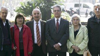 Benigno Martínez (ICV), Teresa Forn (ERC), Fernando Carretero (PP), Francesc Bragulat (CiU), Marina Bru (PSC) i Fèlix de la Fuente (C,s) Robert Ramos