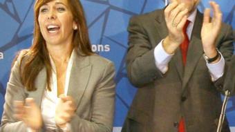 La presidenta del PP a Catalunya, Alícia Sánchez Camacho, i el líder del partit, Mariano Rajoy EFE
