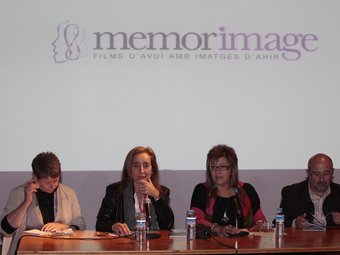 Núria Vidal, Anna Marquès, Empar Pont i José Carlos Suárez, fotografiats ahir. JC.L