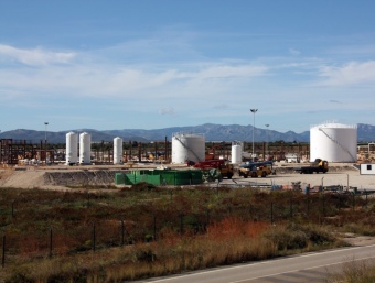 Planta de tractament del projecte Castor, el magatzem submarí de gas en obres R. ROYO