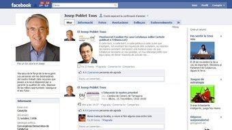 El perfil d Josep Poblet a Facebook.