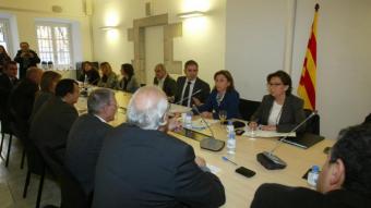 Última reunió del consell de direcció territorial de la Generalitat. JOAN SABATER