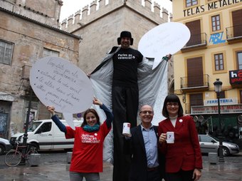 Presentació de la campanya a la ciutat de València. ARXIU