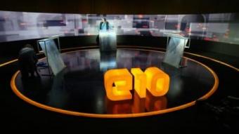 Imatge de l'estudi de TV3 on s'havia de celebrar el debat JUANMA RAMOS