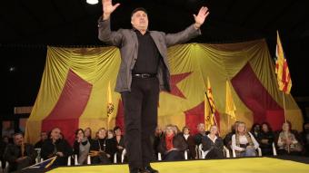 Joan Puigcercós en un acte de campanya a Tarragona JOSÉ CARLOS LEÓN