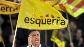 Esquerra  fva tancar la campanya electoral amb un míting a Vilablareix ROBIN TOWNSEND / EFE
