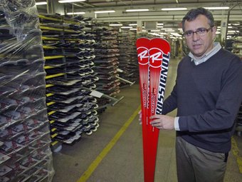 Enric Casas, director gerent de Rossignol a Artés.  JUANMA RAMOS