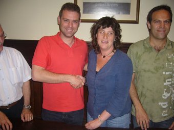 Jordà i Pérez, després de signar el pacte de n del 2007, tornen a presentar-se. J.C