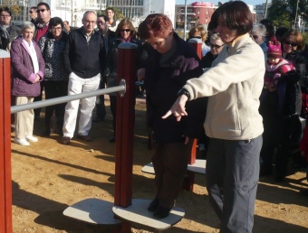 El parc urbà de Platja d'Aro va ser el primer a inaugurar-se en un municipi gironí, el desembre passat, i es va oferir una demostració pràctica. A.V