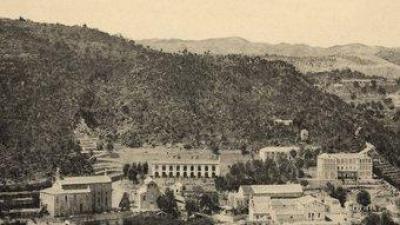 Vista de Fontilles al final de la dècada de 1920. ARXIU