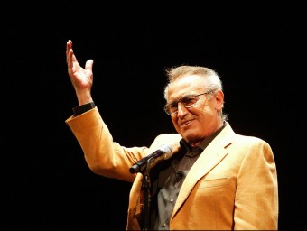 Concert d'Escobar a Girona, el 2010. Ha mantingut fins al final l'afecte del públic J. SABATER