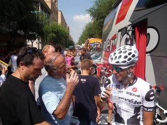 Florencio, en l'última Vuelta a Espanya. M. CORNET