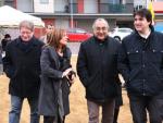 Joaquim Nadal ahir a Palafrugell, amb l'alcalde de la localitat, Sergi Sabrià ACN