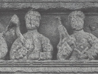 Germà, Just, Paulí i Scisci, els quatre patrons màrtirs dels picapedrers, a l'església de Corçà. JOSEP BURSET / GAVARRES