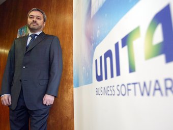El director general d'Unit4 a l'Estat espanyol, Juan Antonio Fernández.  JUANMA RAMOS