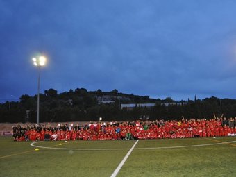 L'Escola de Futbol municipal compta amb uns 170 infants
