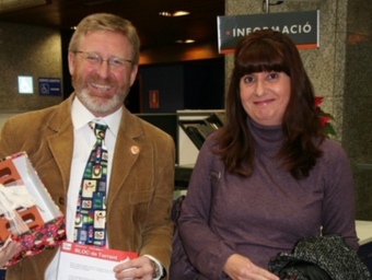 Vicent Beguer i Maria Herrada ocuparan dissabte els seus llocs de regidor. ARXIU