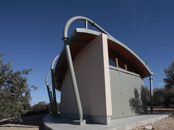 El centre d'interpretació dels ibers de Tivissa està tancat, pendent que s'execute el projecte museístic. J.CARLOS LEÓN