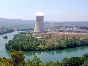 Vista de la central nuclear d'Ascó, en una imatge d'arxiu ACN
