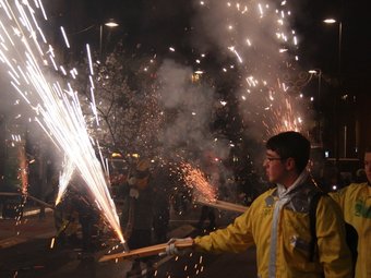 La primera nit de febrer entra la flor d'ametler a Torrent. M.CASABAN