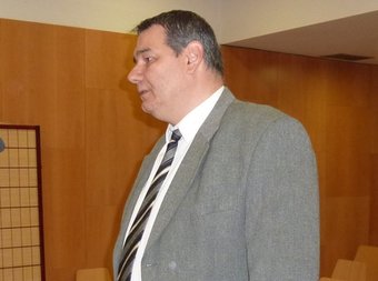 Fermín Martí Rodríguez ahir als jutjats de Figueres Ò.P