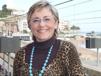 Montserrat Garrido (CiU), alcaldessa de l'Ajuntament de Sant Pol. T.M