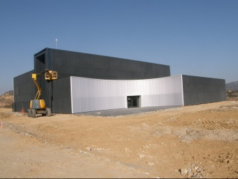 Imatge de l'edifici que serà la seu del centre d'informació de l'energia. EL PUNT