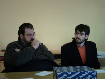 Contreras i Serrano, en la moció de censura del 2008. T.B
