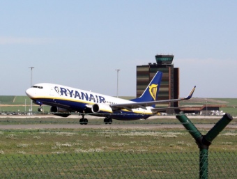Uns 550 viatgers van passar ahir per l'aeroport, dels que 400 van volar amb Ryanair ACN