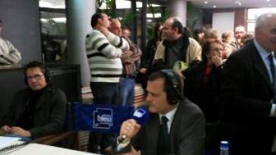 El líder del FN Louis Aliot ha estat el més votat al cantó del Baix Vernet. NICOLAS CAUDEVILLE